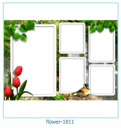 marco de fotos de flores 1811