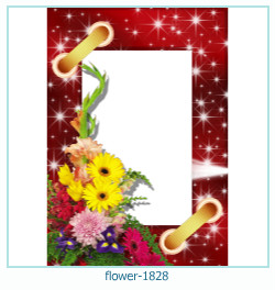 marco de fotos de flores 1828