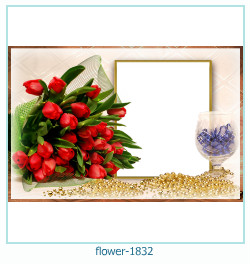 marco de fotos de flores 1832