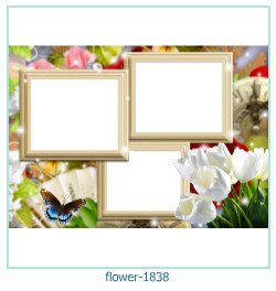 marco de fotos de flores 1838