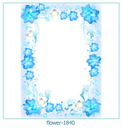 marco de fotos de flores 1840