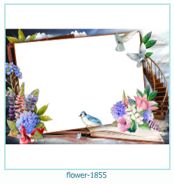 marco de fotos de flores 1855