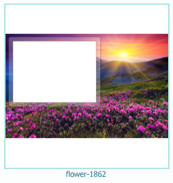 marco de fotos de flores 1862