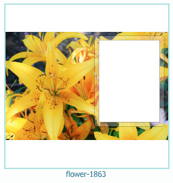 marco de fotos de flores 1863