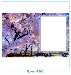marco de fotos de flores 1867