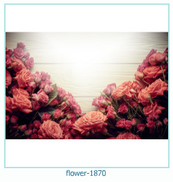 marco de fotos de flores 1870