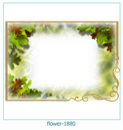 marco de fotos de flores 1880