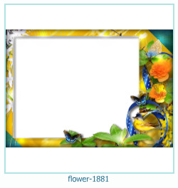 marco de fotos de flores 1881