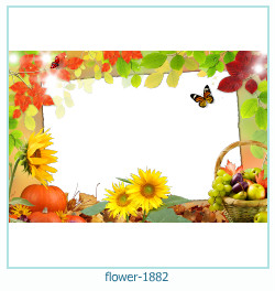 marco de fotos de flores 1882