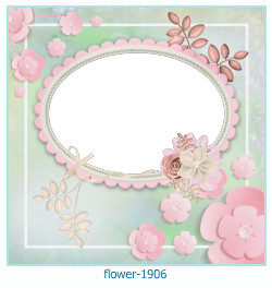 marco de fotos de flores 1906