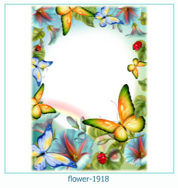marco de fotos de flores 1918