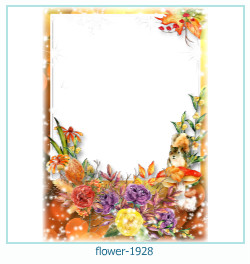 marco de fotos de flores 1928