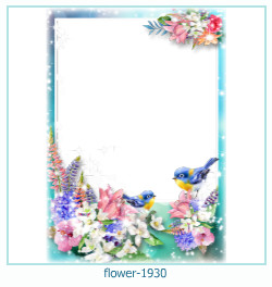 marco de fotos de flores 1930