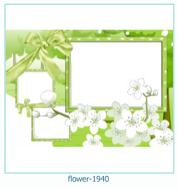 marco de fotos de flores 1940