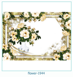 marco de fotos de flores 1944