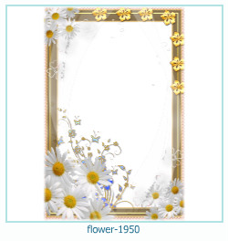 marco de fotos de flores 1950
