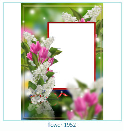marco de fotos de flores 1952
