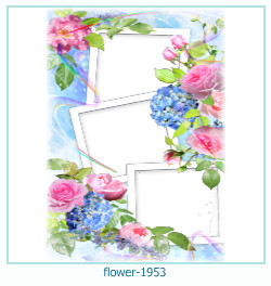marco de fotos de flores 1953