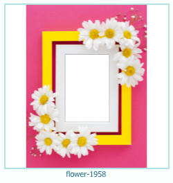 marco de fotos de flores 1958