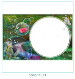 marco de fotos de flores 1973