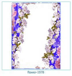 marco de fotos de flores 1978