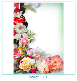 marco de fotos de flores 1981