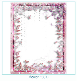 marco de fotos de flores 1982
