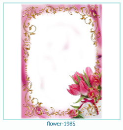 marco de fotos de flores 1985