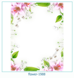 marco de fotos de flores 1988