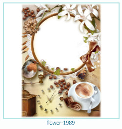 marco de fotos de flores 1989
