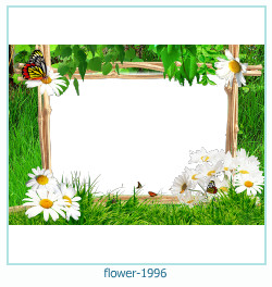 marco de fotos de flores 1996