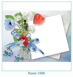 marco de fotos de flores 1998