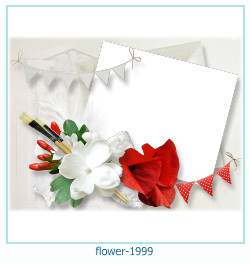 marco de fotos de flores 1999