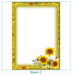 marco de fotos de flores 2