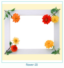 marco de fotos de año de flores 20
