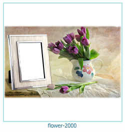 marco de fotos de flores 2000