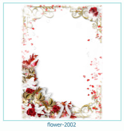 marco de fotos de flores 2002