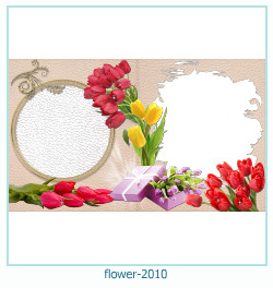 marco de fotos de flores 2010