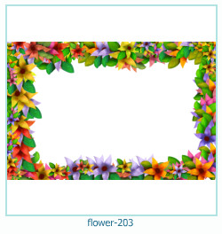 marco de fotos de flores 203