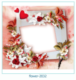 marco de fotos de flores 2032