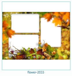 marco de fotos de flores 2033