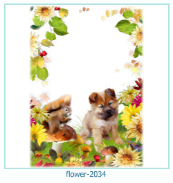 marco de fotos de flores 2034
