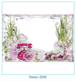 marco de fotos de flores 2040