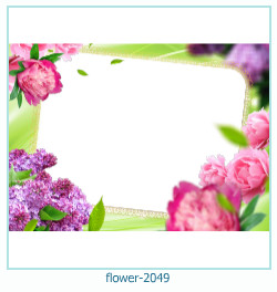 marco de fotos de flores 2049