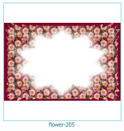 marco de fotos de flores 205