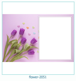 marco de fotos de flores 2051