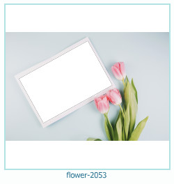 marco de fotos de flores 2053