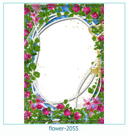 marco de fotos de flores 2055