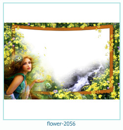marco de fotos de flores 2056