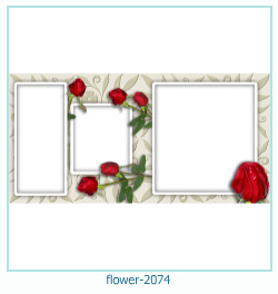 marco de fotos de flores 2074
